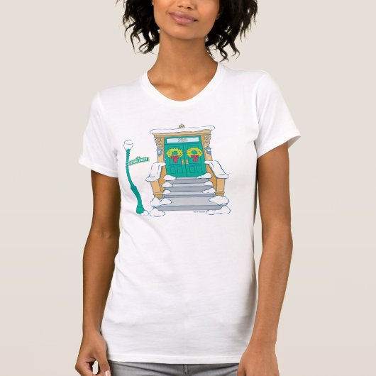 Sesamstraat | Kerstdeuren T-shirt (Voorkant)