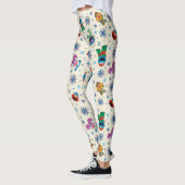 Sesamstraat Kerstmis Snowflake Patroon Leggings (Links)