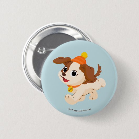 Sesamstraat | Kersttango Ronde Button 5,7 Cm (Voorkant /achterkant)