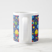 Sesamstraat kerstverlichting patroon extra grote beker (Achterkant)