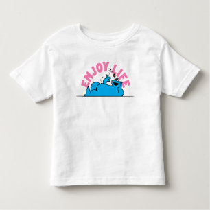 Sesamstraat   Koekjesmonster geniet van het leven Kinder Shirts