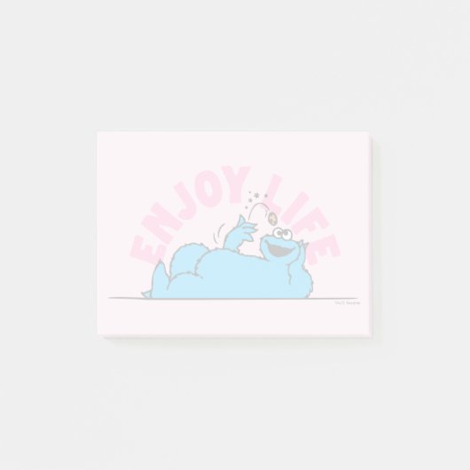 Sesamstraat | Koekjesmonster geniet van het leven Post-it® Notes (Voorkant)