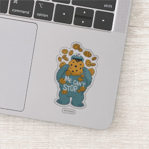 Sesamstraat Koekjesmonster - Ik kan niet stoppen Sticker