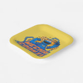 Sesamstraat | Koekjesmonster Mecha Cookie. Papieren Bordje (Gebogen)