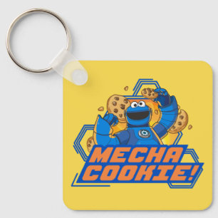 Sesamstraat Koekjesmonster Mecha Cookie. Sleutelhanger