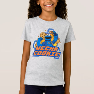 Sesamstraat Koekjesmonster Mecha Cookie. T-shirt