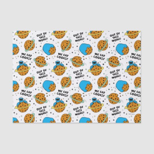 Sesamstraat | Koekjesmonster uit deze wereld Tissuepapier (Voorkant)