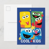 Sesamstraat | Koel Kinder Briefkaart (Voorkant / Achterkant)