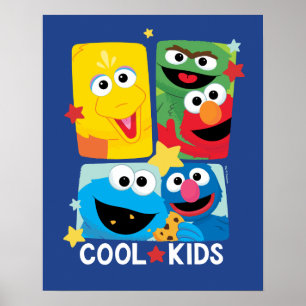 Sesamstraat Koel Kinder Poster
