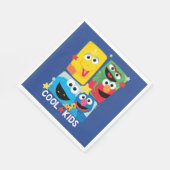 Sesamstraat | Koel Kinder Servet (Hoek)