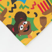 Sesamstraat Kwanzaa patroon Fleece Deken (Hoek)
