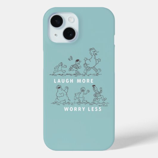 Sesamstraat | Lach meer zorgen minder Case-Mate iPhone Case (Achterkant)