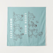 Sesamstraat | Lach meer zorgen minder Wandkleed (Voorkant (horizontaal))