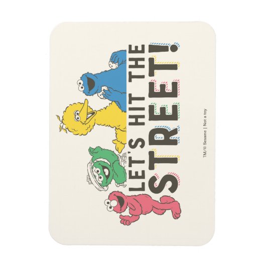 Sesamstraat | Laten we de straat ophangen! Magneet (Verticaal)