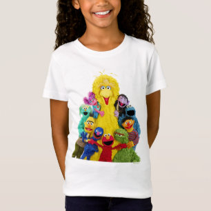Sesamstraat   Leuk Kleurrijk Pals Portret T-shirt