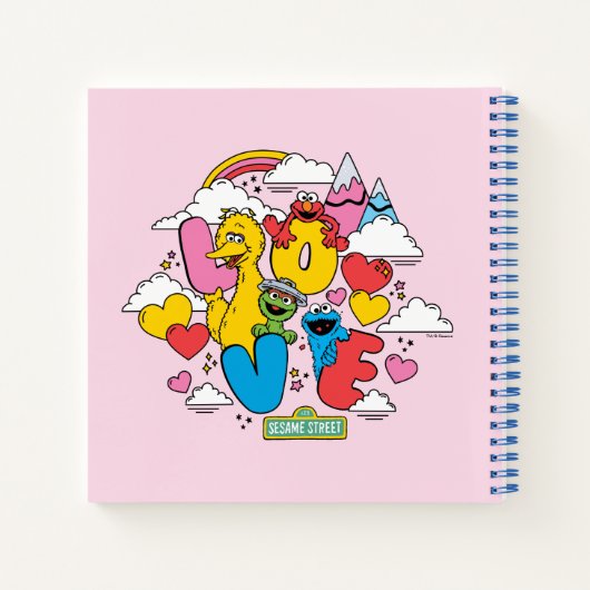 Sesamstraat | Liefde Notitieboek (Achterkant)