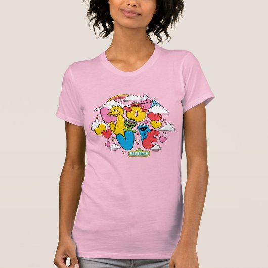 Sesamstraat | Liefde T-shirt (Voorkant)