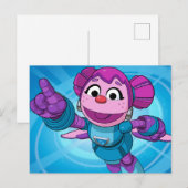 Sesamstraat | Mecha Builders Abby Briefkaart (Voorkant / Achterkant)