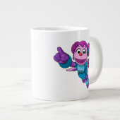 Sesamstraat | Mecha Builders Abby Extra Grote Beker (Voorkant rechts)