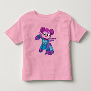 Sesamstraat Mecha Builders Abby in actie Kinder Shirts