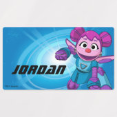 Sesamstraat | Mecha Builders Abby in actie Labels (Design 2)