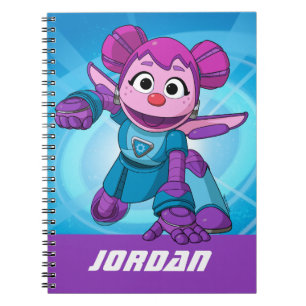 Sesamstraat Mecha Builders Abby Naam toevoegen Notitieboek