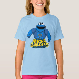 Sesamstraat   Mecha Builders Cookie in Action T-shirt
