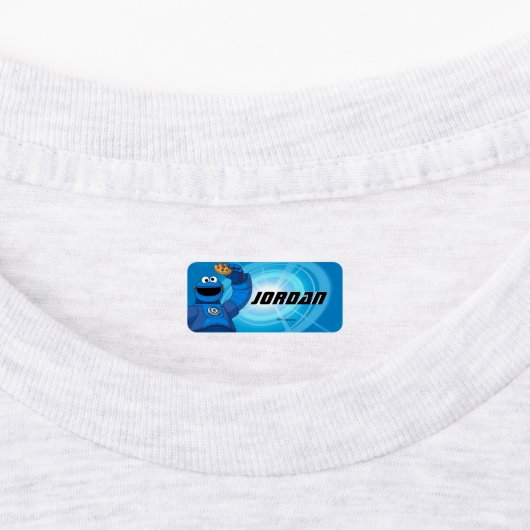 Sesamstraat | Mecha Builders Cookie Monster Labels (Aangebracht)