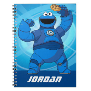 Sesamstraat Mecha Builders Cookie Monster Notitieboek