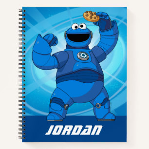 Sesamstraat   Mecha Builders Cookie Monster Notitieboek