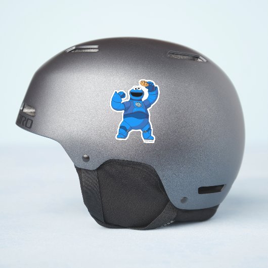 Sesamstraat | Mecha Builders Cookie Monster Sticker (Helm Zijkant)