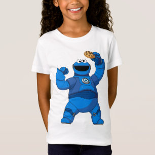 Sesamstraat Mecha Builders Cookie Monster T-shirt