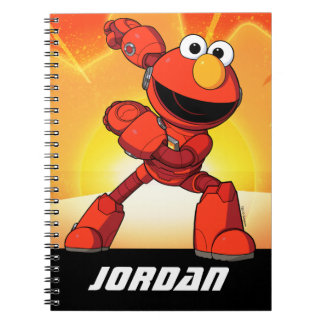 Sesamstraat | Mecha Builders Elmo | Naam toevoegen Notitieboek