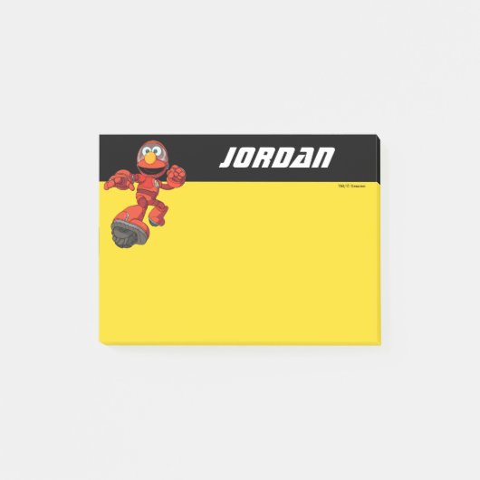 Sesamstraat | Mecha Builders Elmo | Naam toevoegen Post-it® Notes (Voorkant)