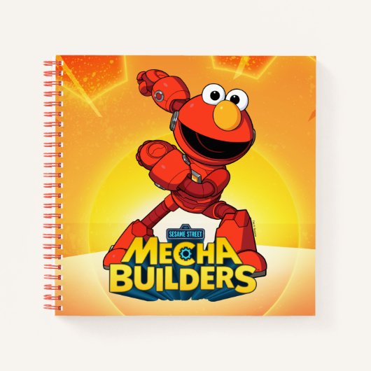 Sesamstraat | Mecha Builders Elmo Notitieboek (Voorkant)
