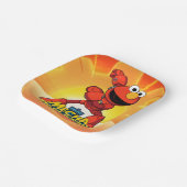 Sesamstraat | Mecha Builders Elmo Papieren Bordje (Gebogen)