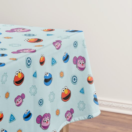 Sesamstraat | Mecha Builders Facers Pattern Tafelkleed (Voorbeeld)