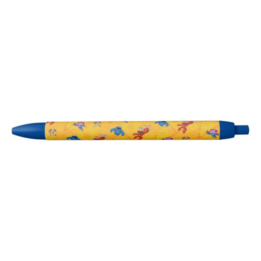 Sesamstraat | Mecha Builders Pattern Blauwe Inkt Pen (Voorkant)