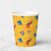 Sesamstraat | Mecha Builders Pattern Papieren Bekers (Rechts)