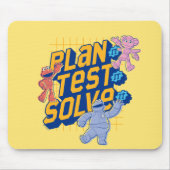 Sesamstraat | Mecha Builders Plan Test Solve Muismat (Voorkant)