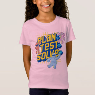 Sesamstraat Mecha Builders Plan Test Solve T-shirt