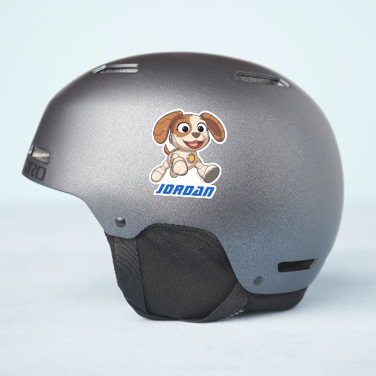 Sesamstraat | Mecha Builders Tango Add Jouw naam Sticker (Helm Zijkant)