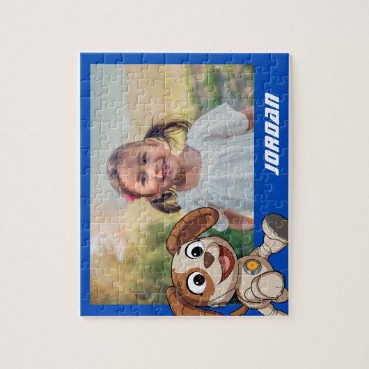 Sesamstraat | Mecha Builders Tango | Naam toevoege Legpuzzel (Verticaal)