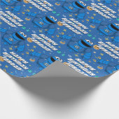 Sesamstraat | Mecha Cookie | Jouw namen toevoegen Cadeaupapier (Hoek)