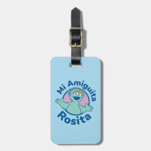 Sesamstraat Mi Amiguita Rosita Bagagelabel