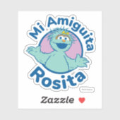 Sesamstraat | Mi Amiguita Rosita Sticker (Vel)