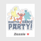 Sesamstraat | Monster Dance Party Sticker (Vel)