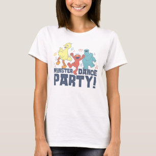 Sesamstraat Monster Dance Party T-shirt