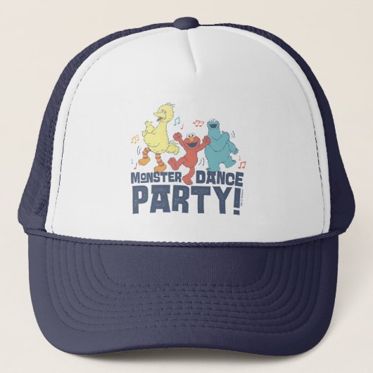 Sesamstraat | Monster Dance Party Trucker Pet (Voorkant)