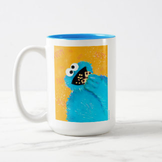Sesamstraat | NOM NOM Cookie Monster Tweekleurige Koffiemok